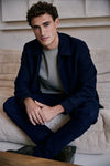 Apex Navy Wool Jacket