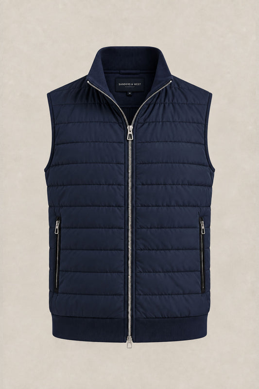 Beckett Navy Gilet