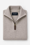 Matteo Qtr Zip Stone