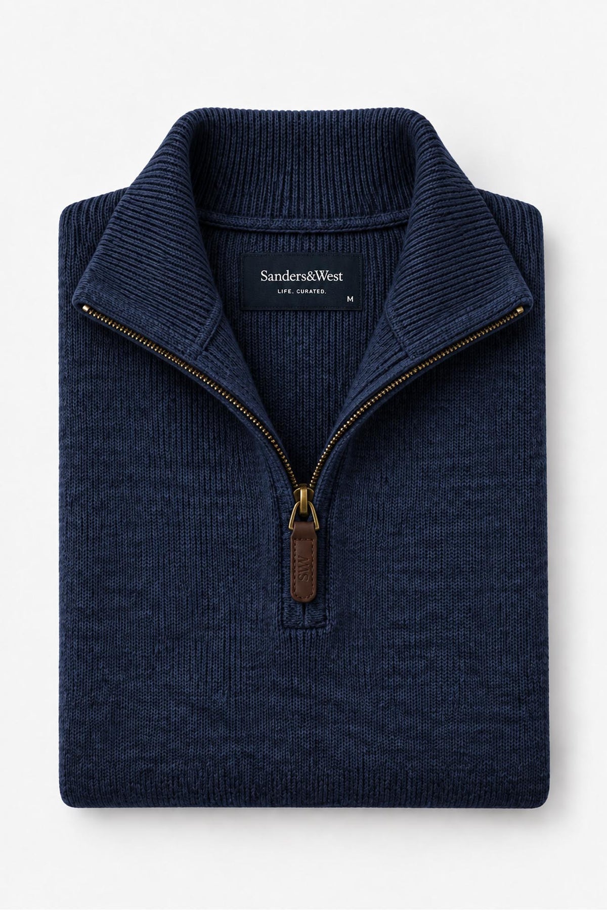 Matteo Qtr Zip Navy