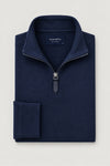 Gareth Navy Qtr Zip